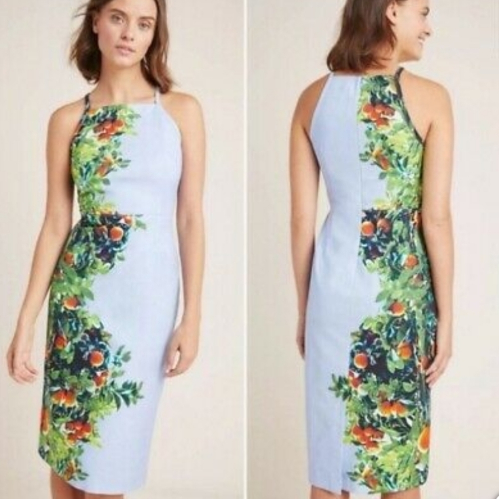 Maeve Orange Bough Dress 2